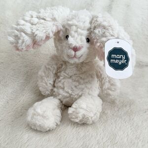 Mary Meyer Cream Putty Bunny White Plush Easter Spring Toy Lovey Stuffed Animal